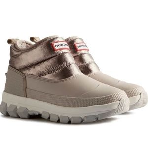Hunter ankle metallic snow boots SALE